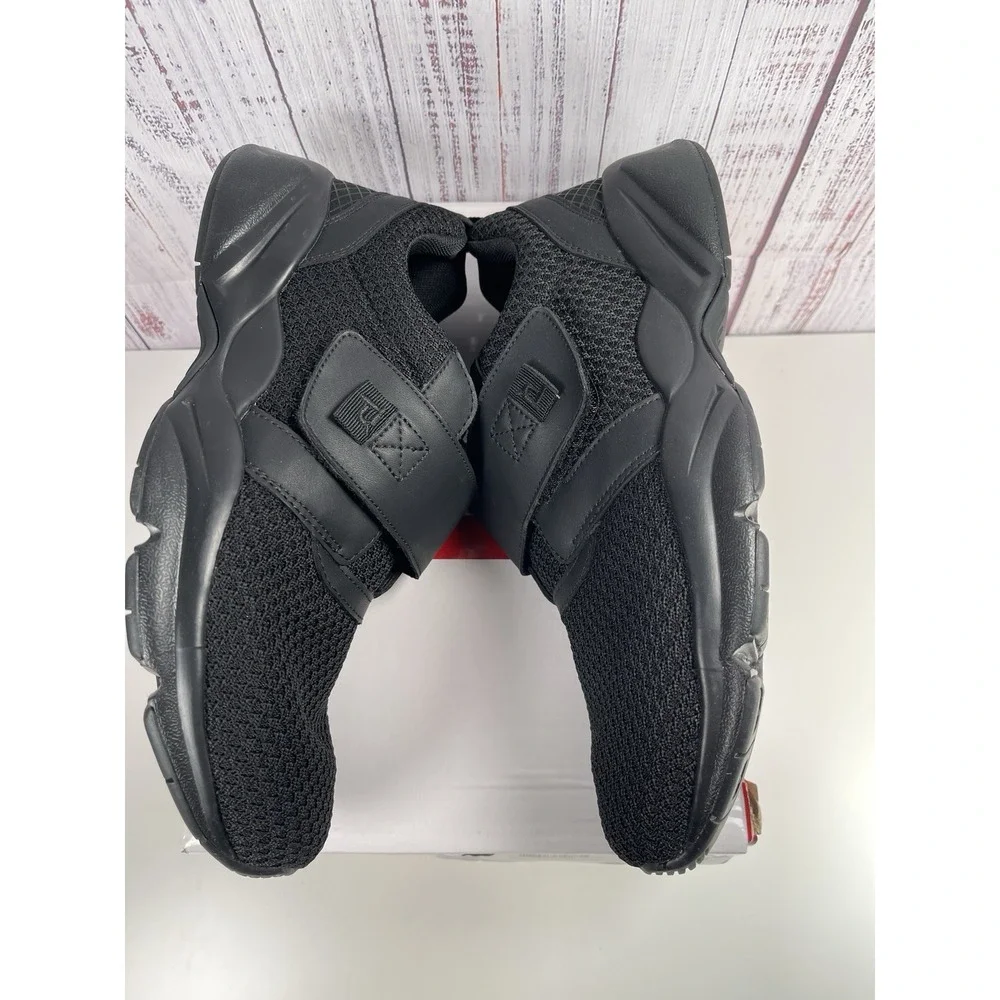 Propet Stability X Strap Mens 11 Black Sneakers